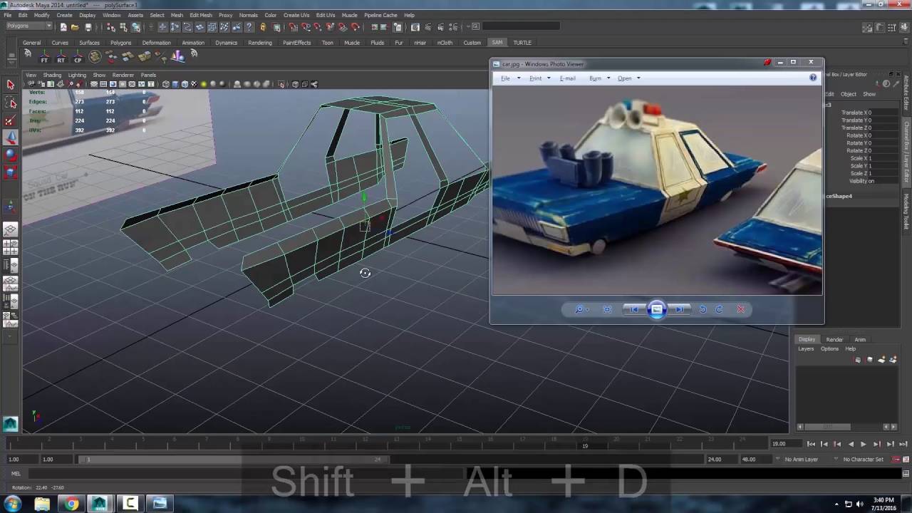 Autodesk Maya Car Modeling